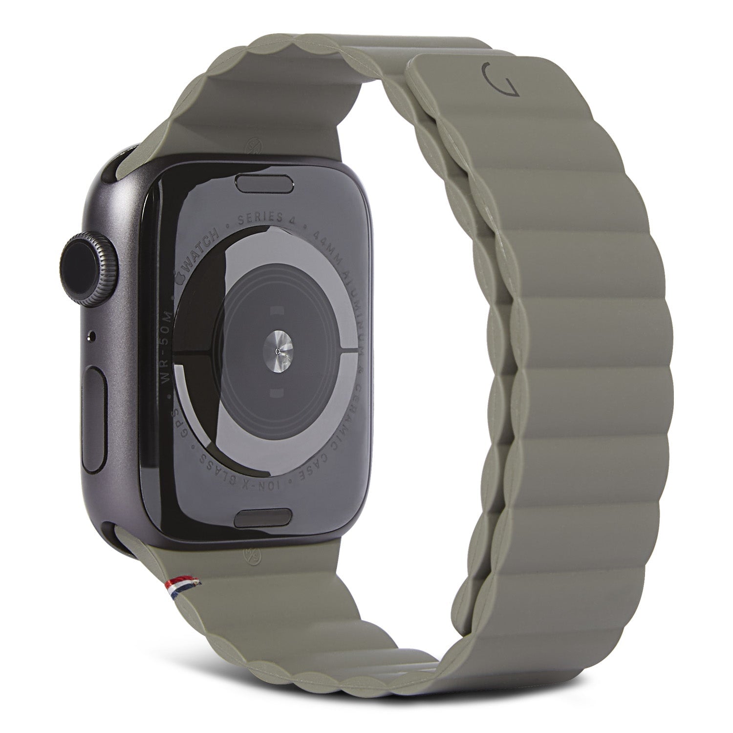 Silicone Magnetic Traction Strap Lite Apple Watch 45mm Series 7, Olive