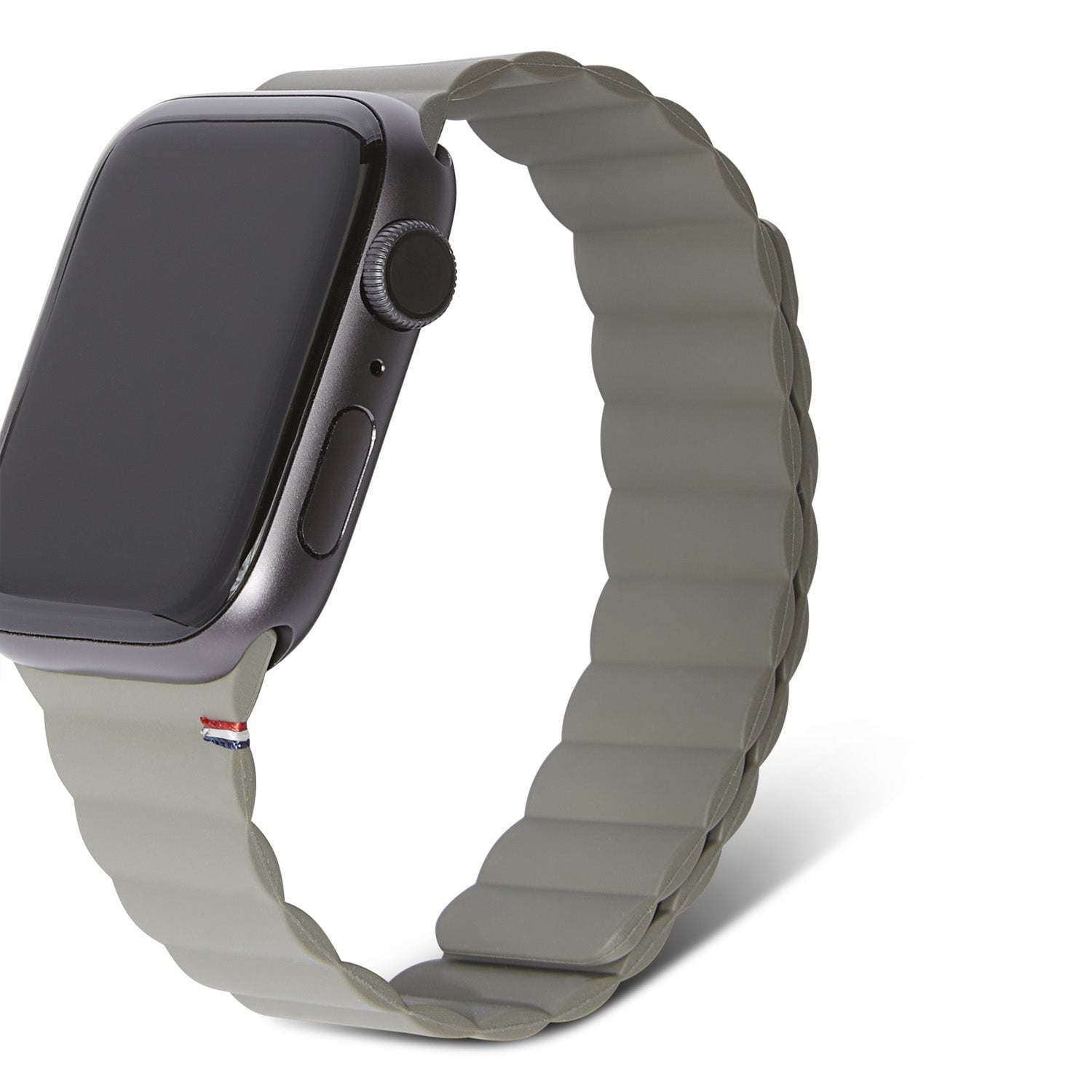 Silicone Magnetic Traction Strap Lite Apple Watch 44mm, Olive