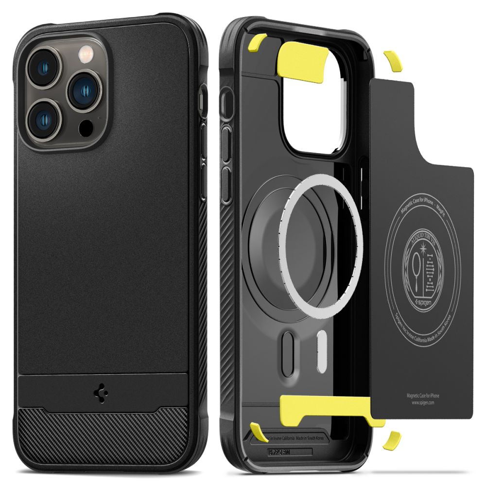 Coque Rugged Armor Mag iPhone 14 Pro Black