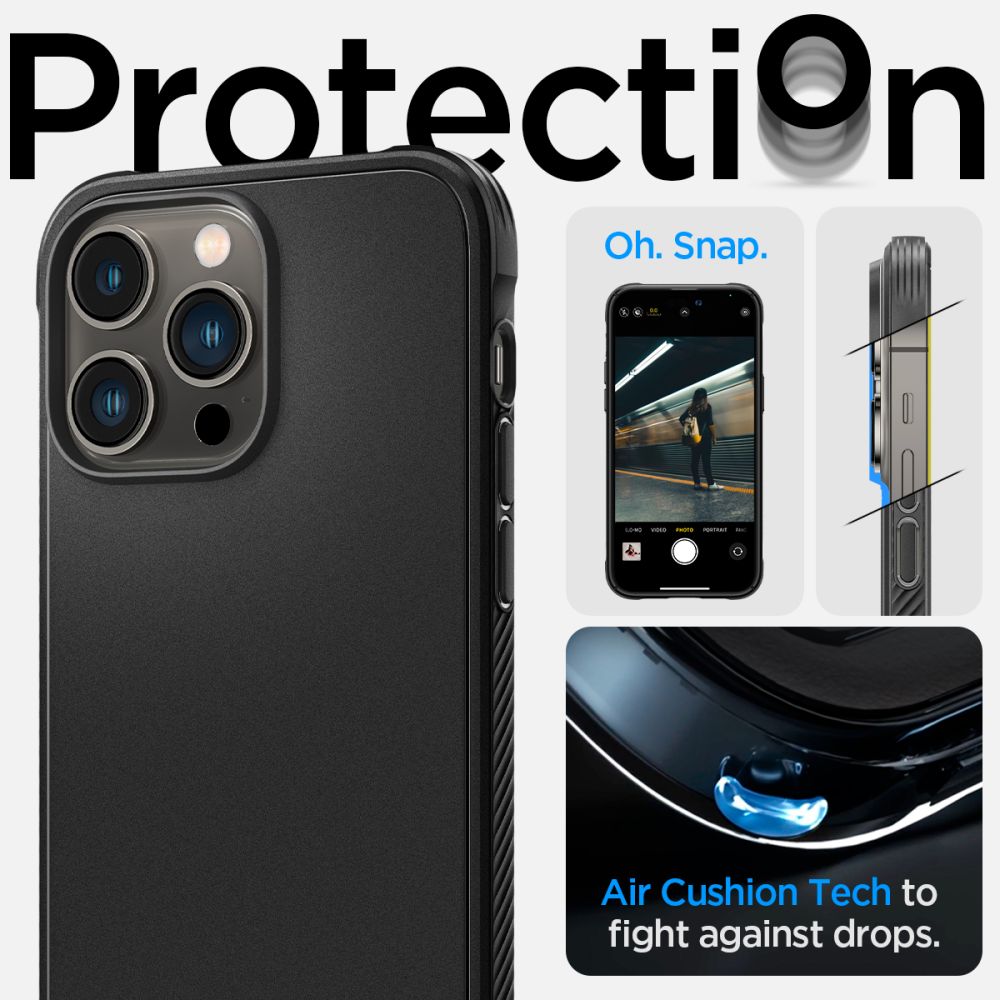 Coque Rugged Armor Mag iPhone 14 Pro Black