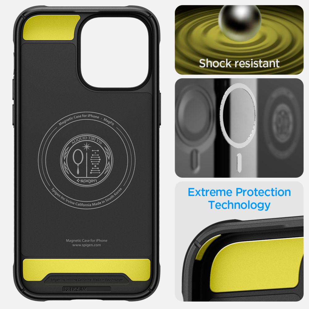 Coque Rugged Armor Mag iPhone 14 Pro Black