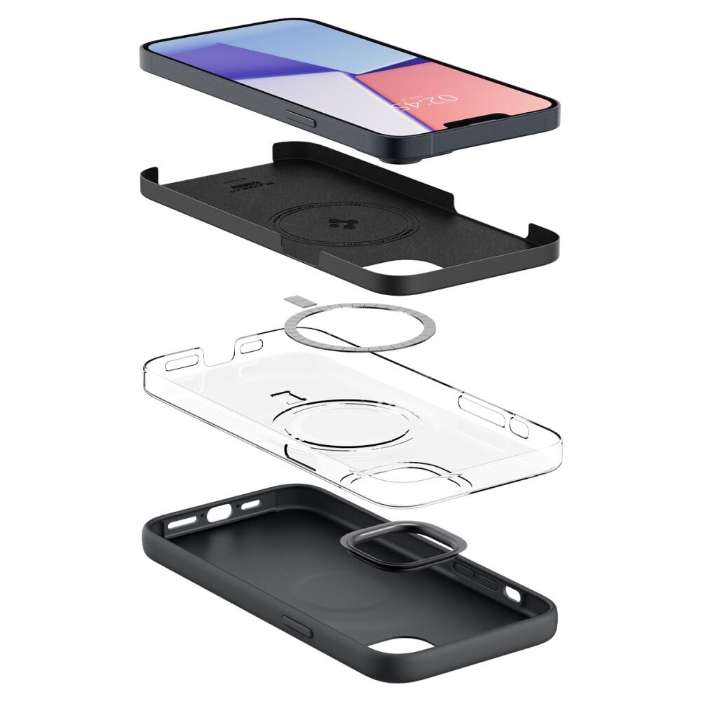 Coque Silicone Fit Mag iPhone 14 Black