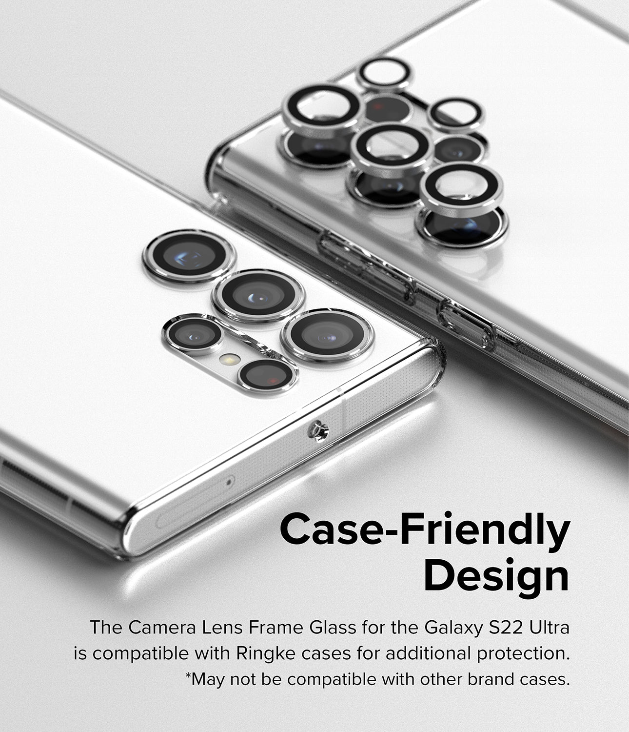 Camera Lens Protector Samsung Galaxy S22 Ultra Noir