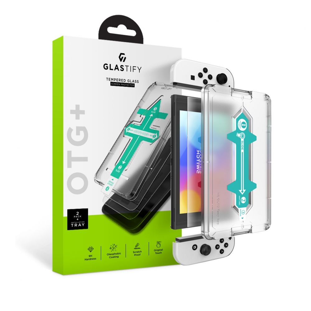 OTG+ Tempered Glass (2 pièces) Nintendo Switch OLED