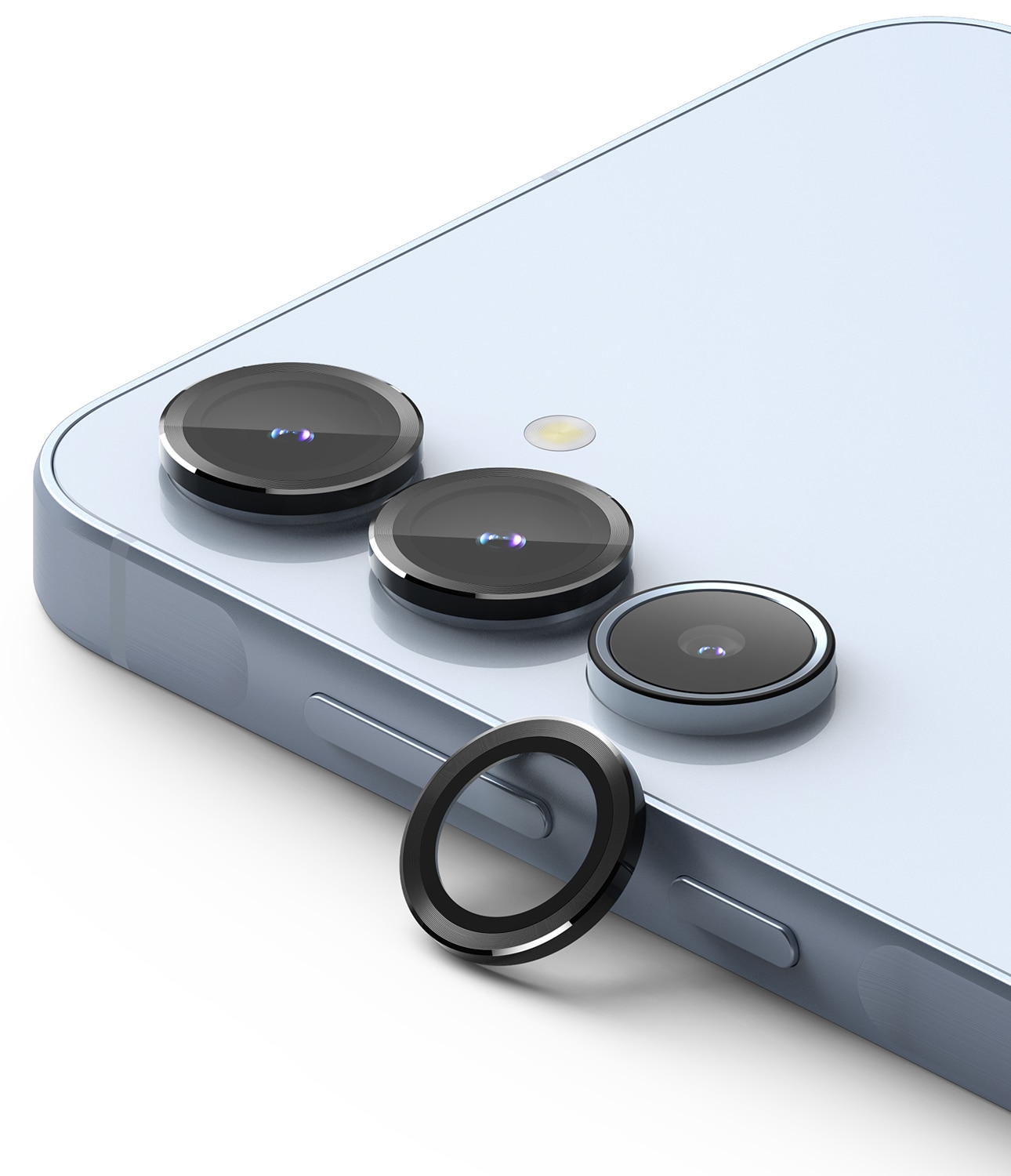 Camera Lens Frame Glass Samsung Galaxy A35 Noir