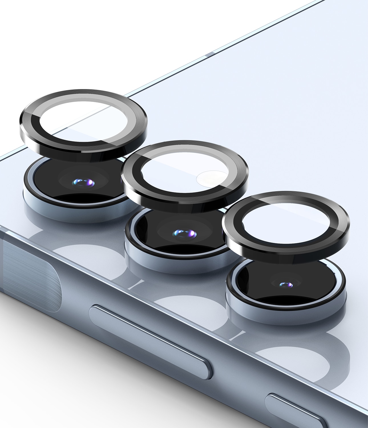 Camera Lens Frame Glass Samsung Galaxy A35 Noir