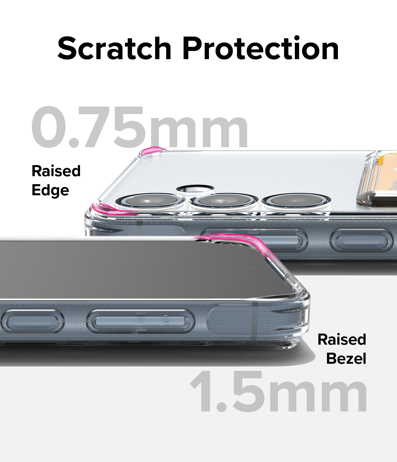 Coque Fusion Card Samsung Galaxy A35, transparent
