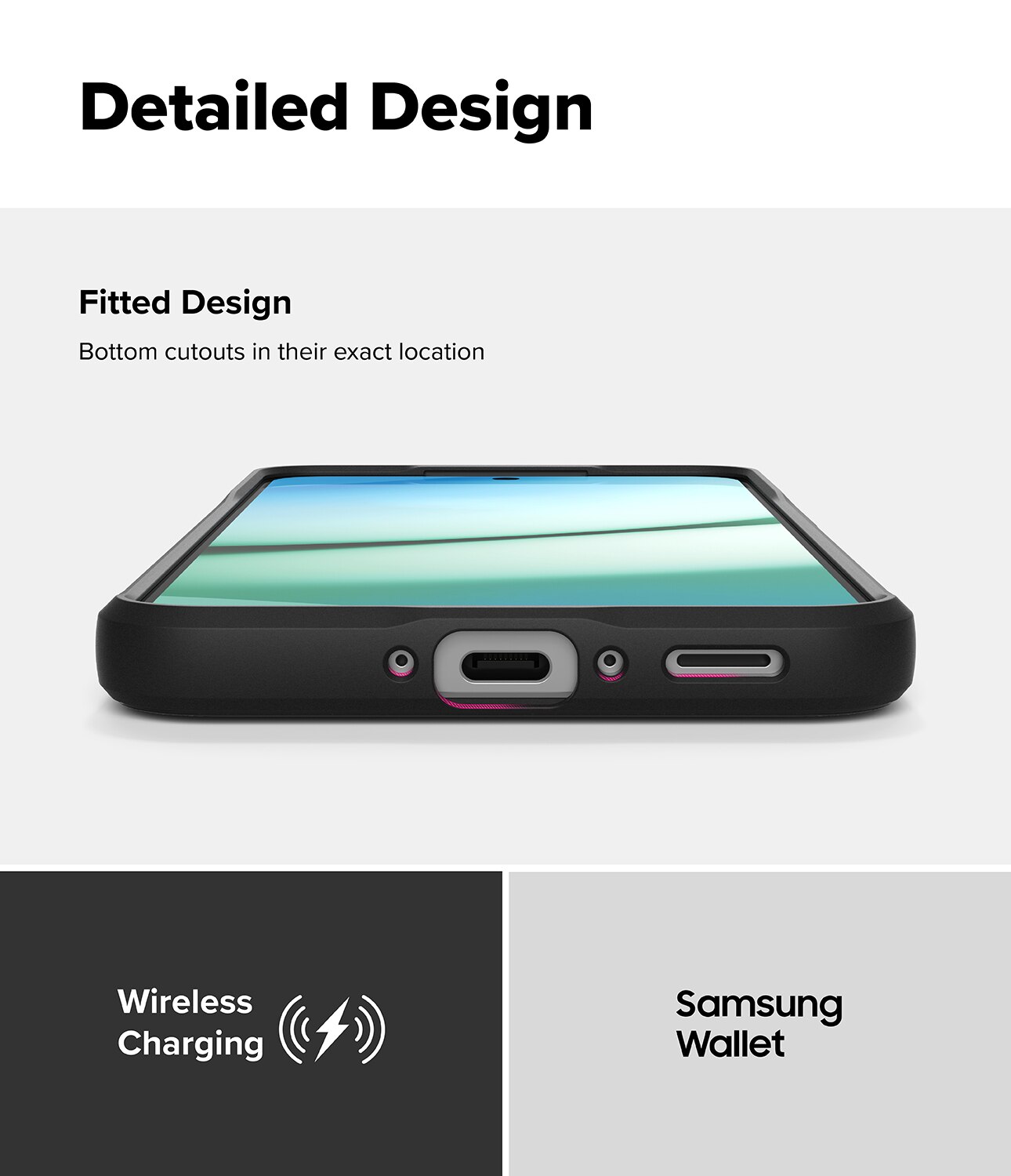 Coque Onyx Samsung Galaxy A36, Black