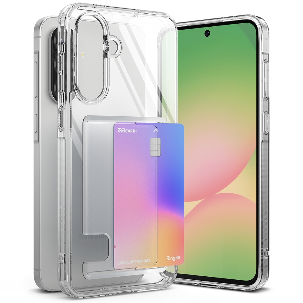 Coque Fusion Card Samsung Galaxy A56, transparent