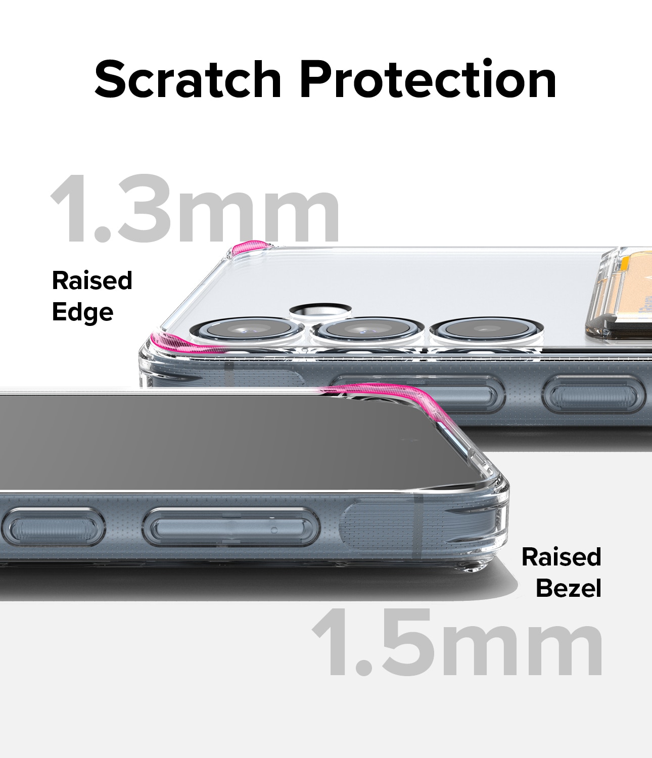 Coque Fusion Card Samsung Galaxy A55, transparent