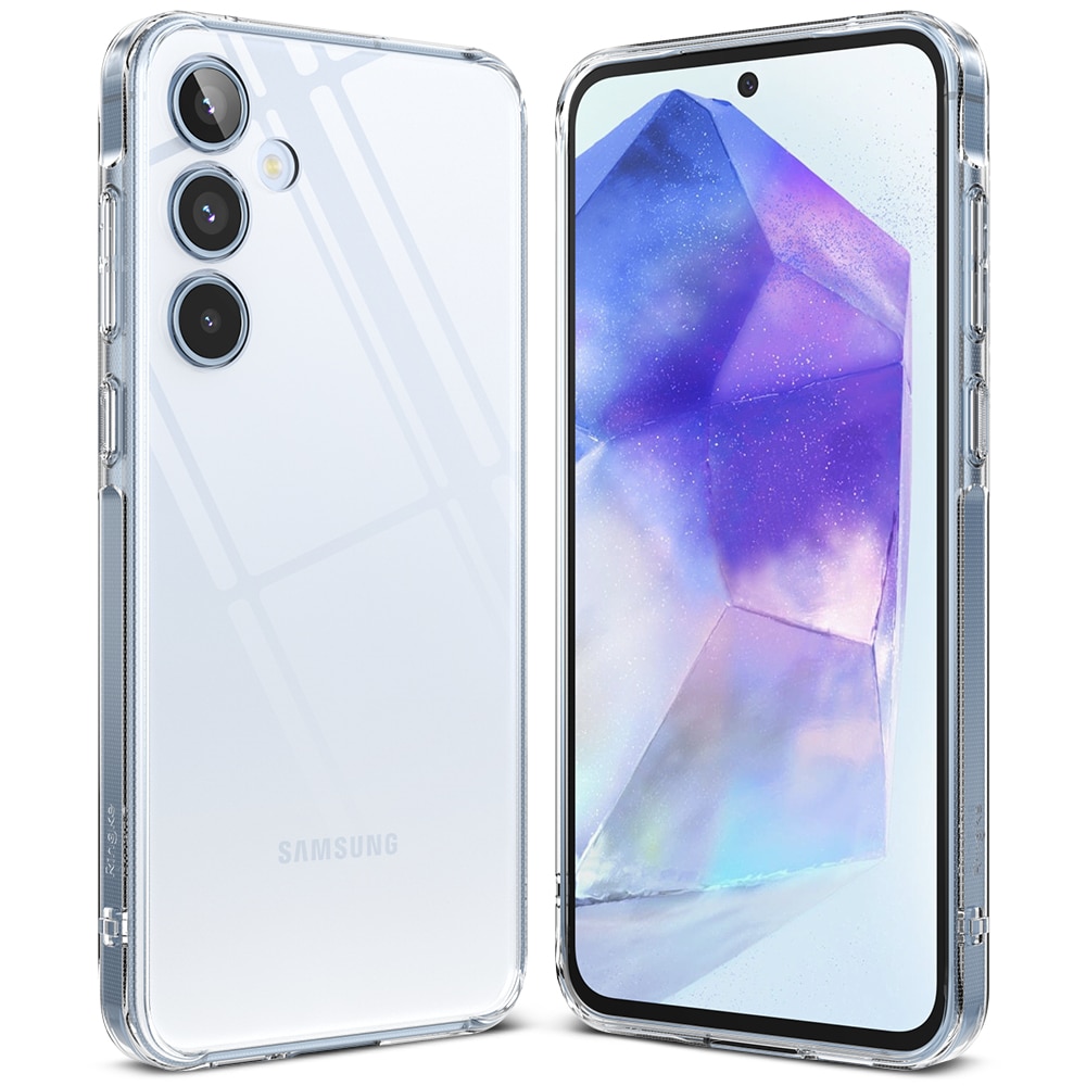 Coque Fusion Samsung Galaxy A55, Transparent