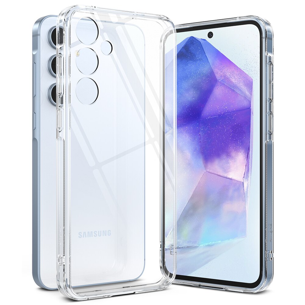 Coque Fusion Samsung Galaxy A55, Transparent