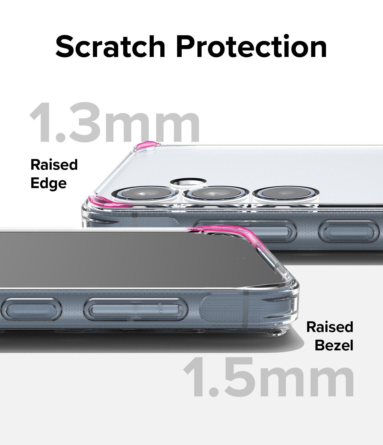 Coque Fusion Samsung Galaxy A55, Transparent