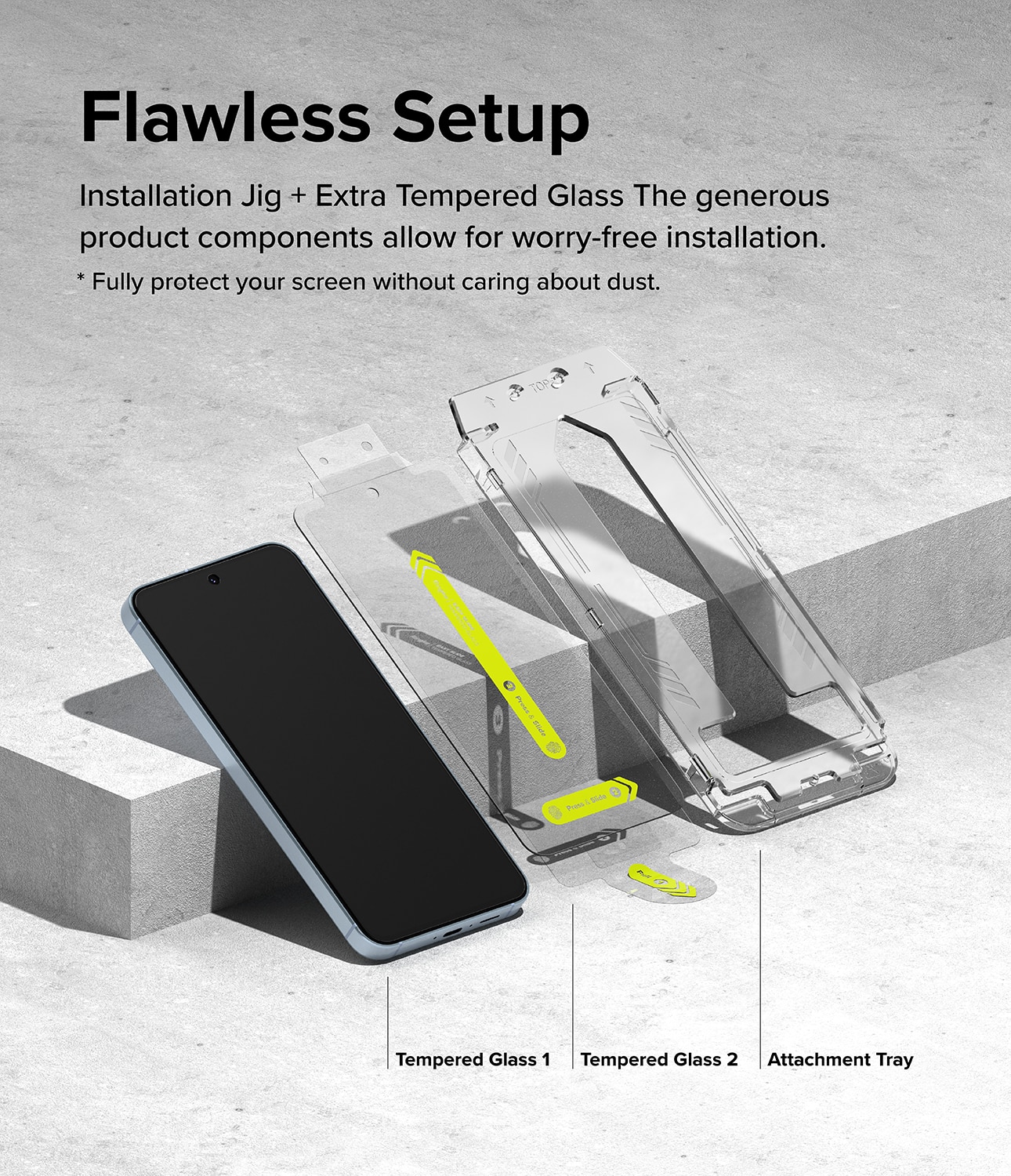 Easy Slide Glass (2 pièces) Samsung Galaxy A55
