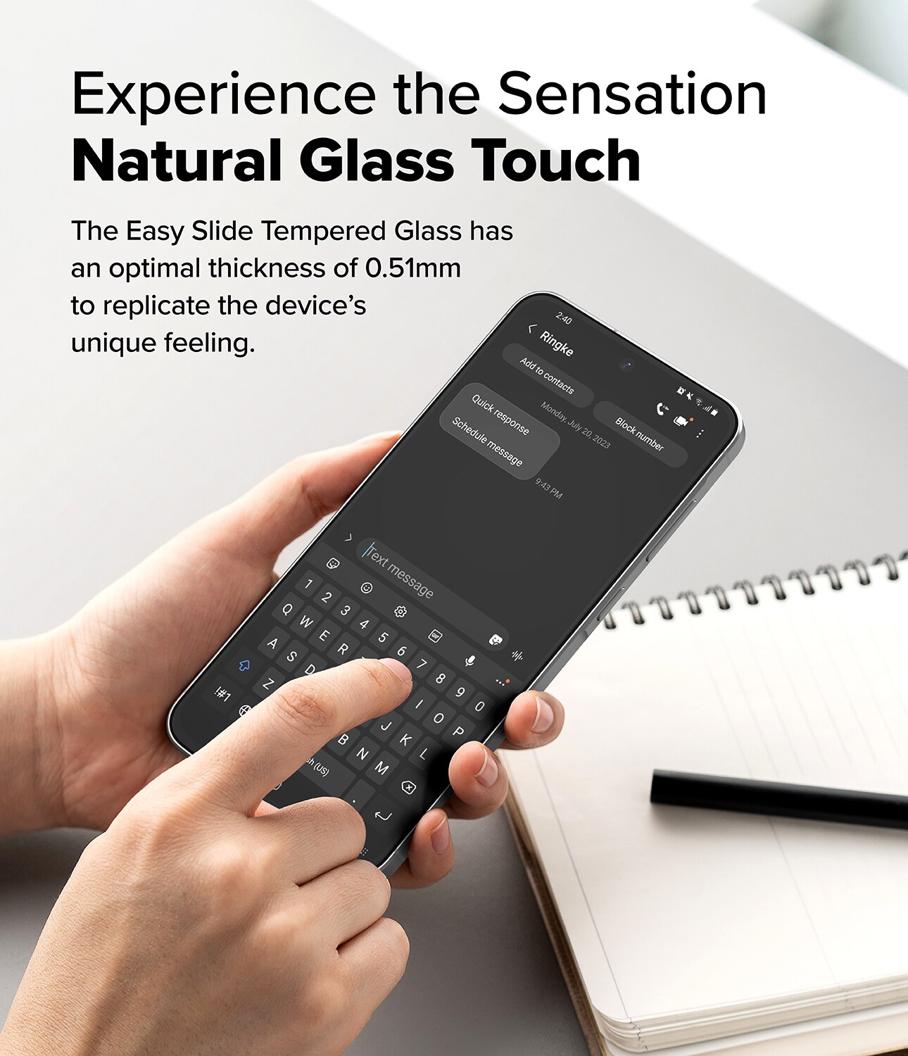 Easy Slide Glass (2 pièces) Samsung Galaxy A56