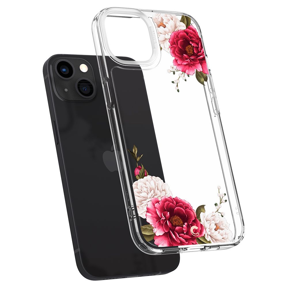 Coque Cecile iPhone 13 Red Floral