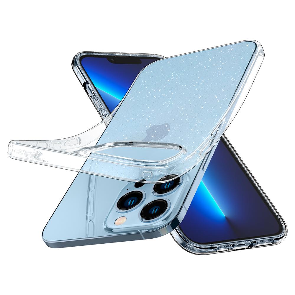 Coque Liquid Crystal iPhone 13 Pro Max Glitter Crystal