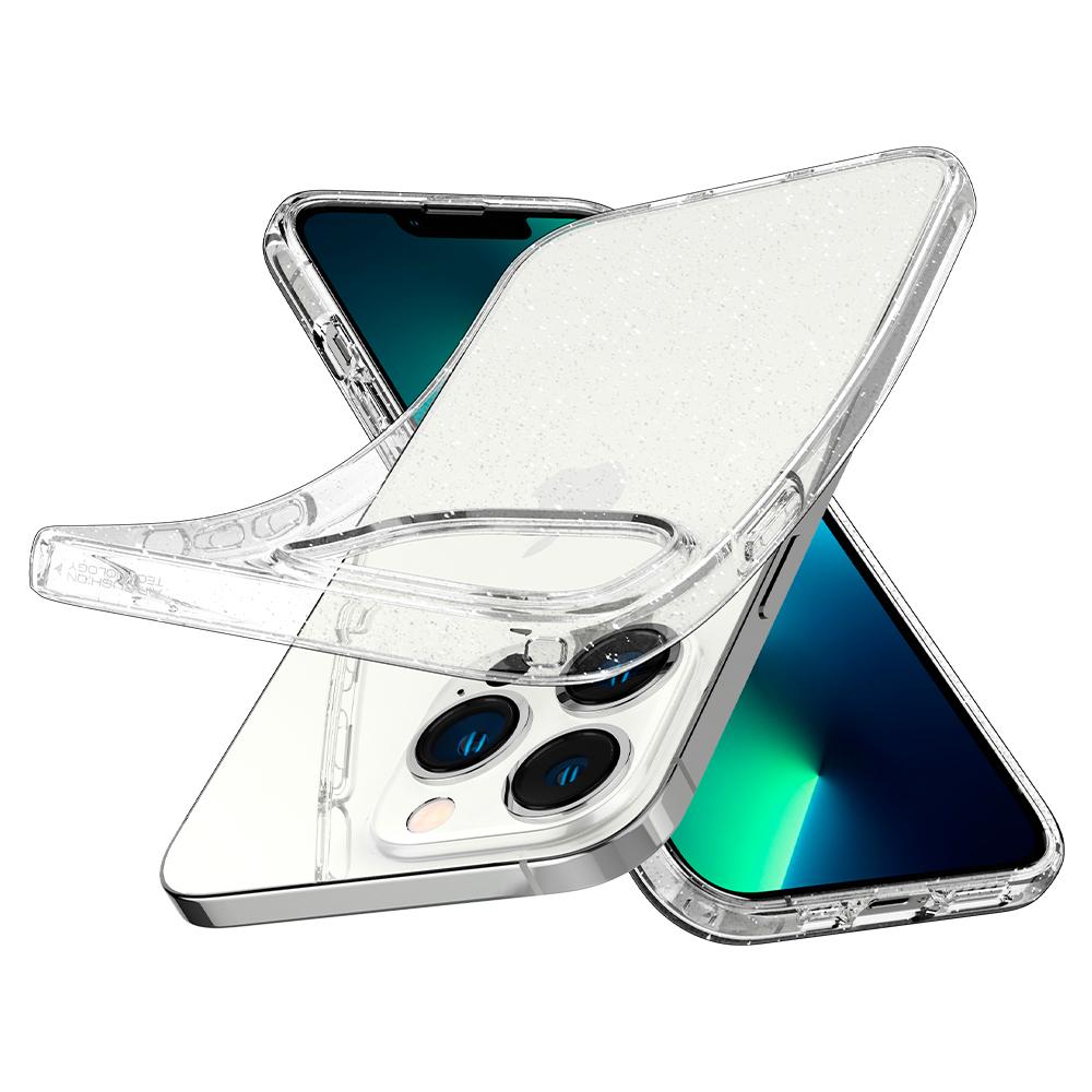 Coque Liquid Crystal iPhone 13 Pro Glitter Crystal