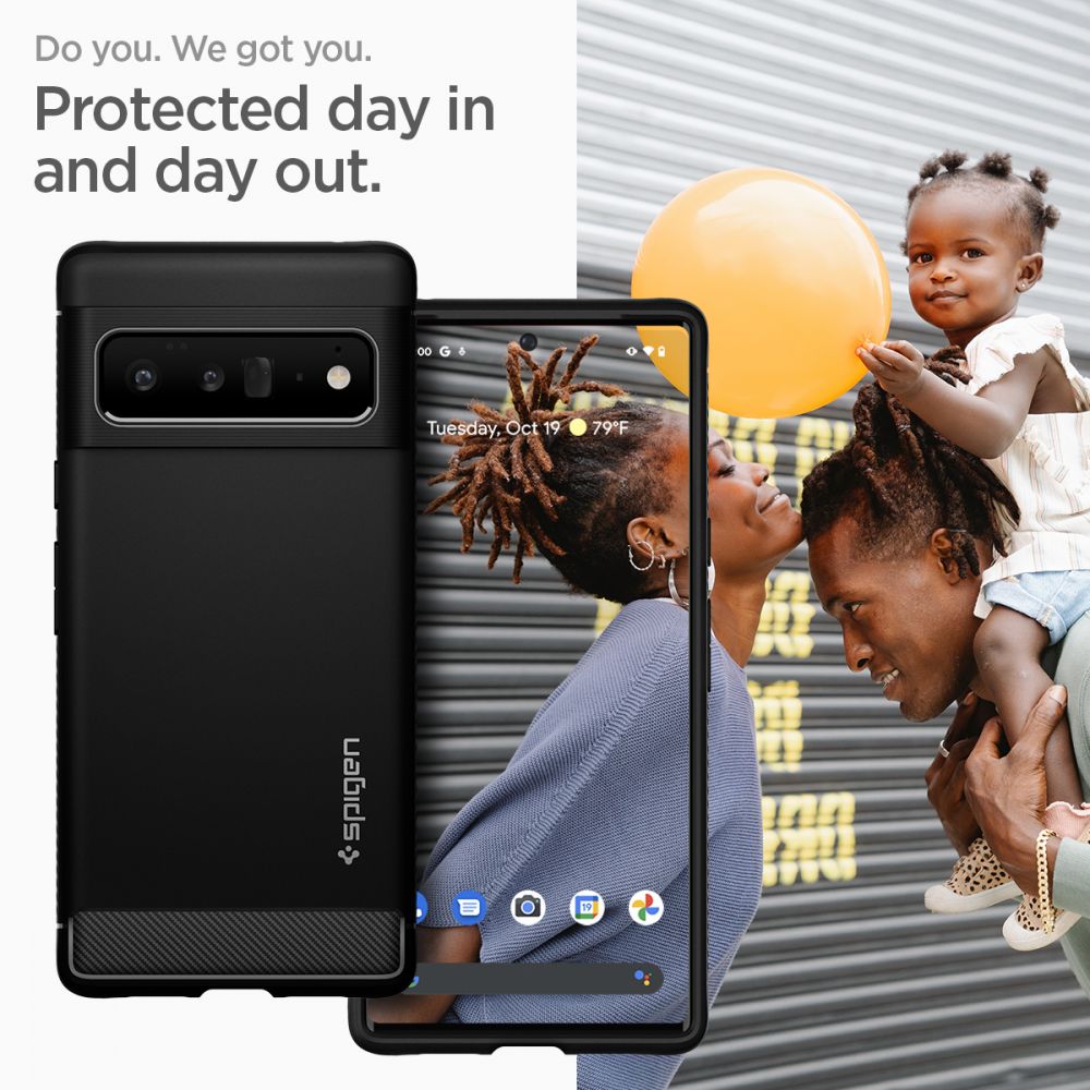 Case Rugged Armor Google Pixel 6 Pro Black