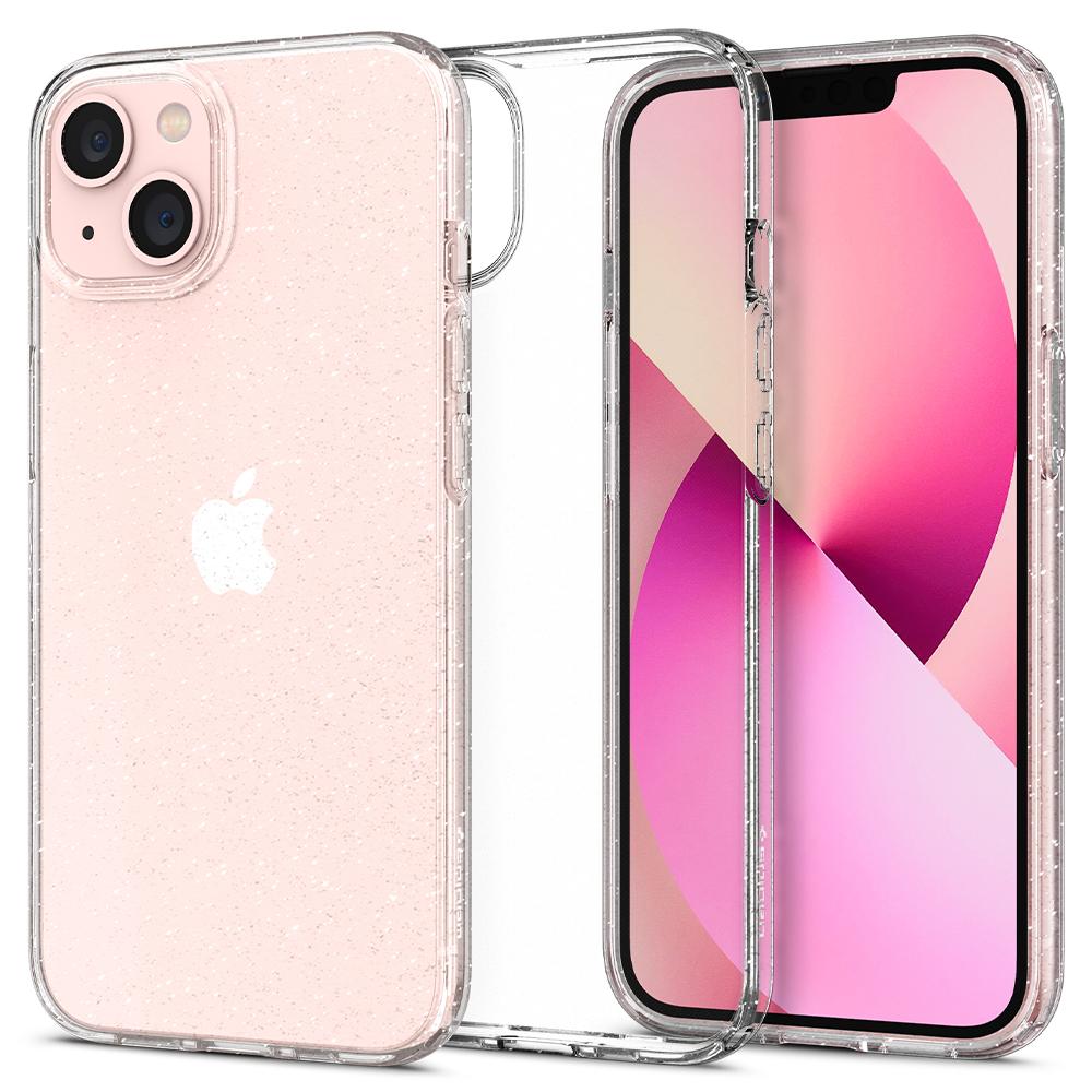 Coque Liquid Crystal Glitter iPhone 15 Plus, Crystal