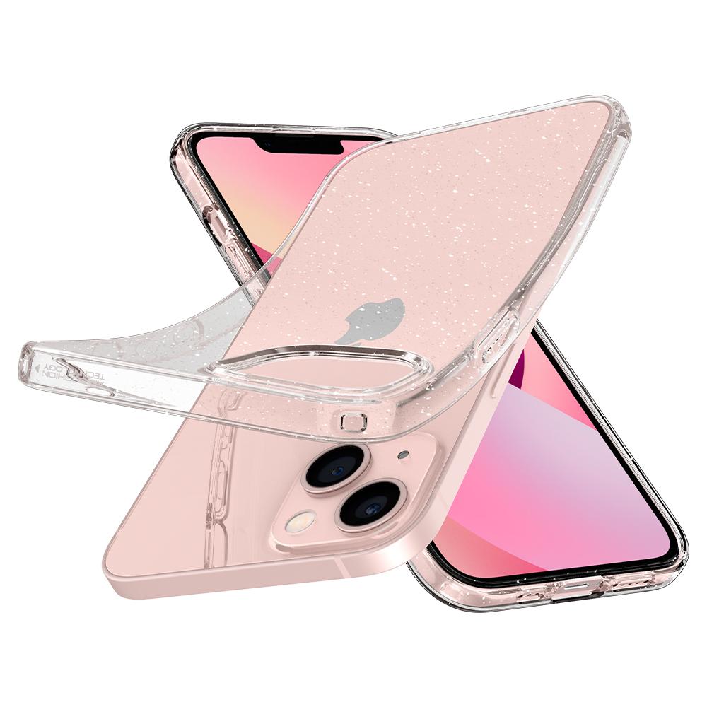 Coque Liquid iPhone 14 Plus Crystal Glitter Crystal