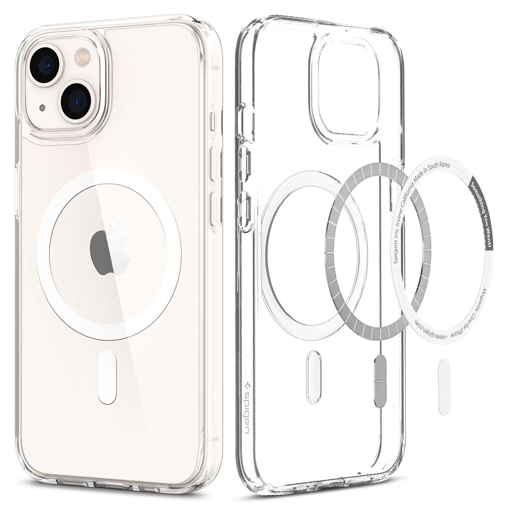 Coque Ultra Hybrid Mag iPhone 13 Mini White