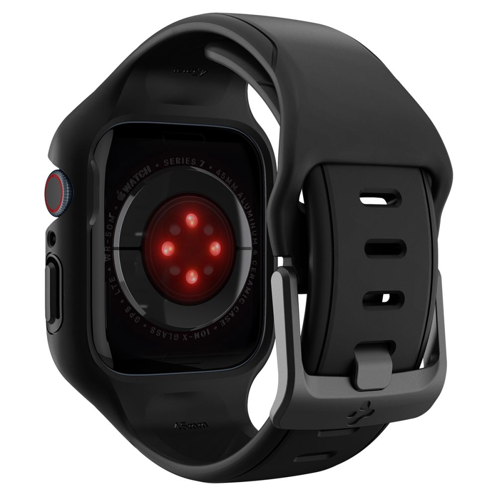 Coque Liquid Air Pro Apple Watch 45mm Series 9, Black