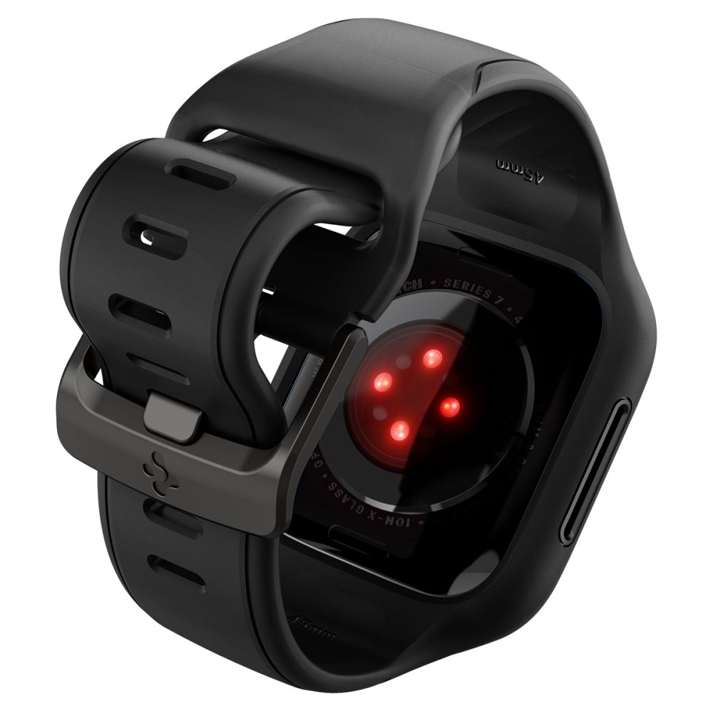 Coque Liquid Air Pro Apple Watch 45mm Series 9, Black