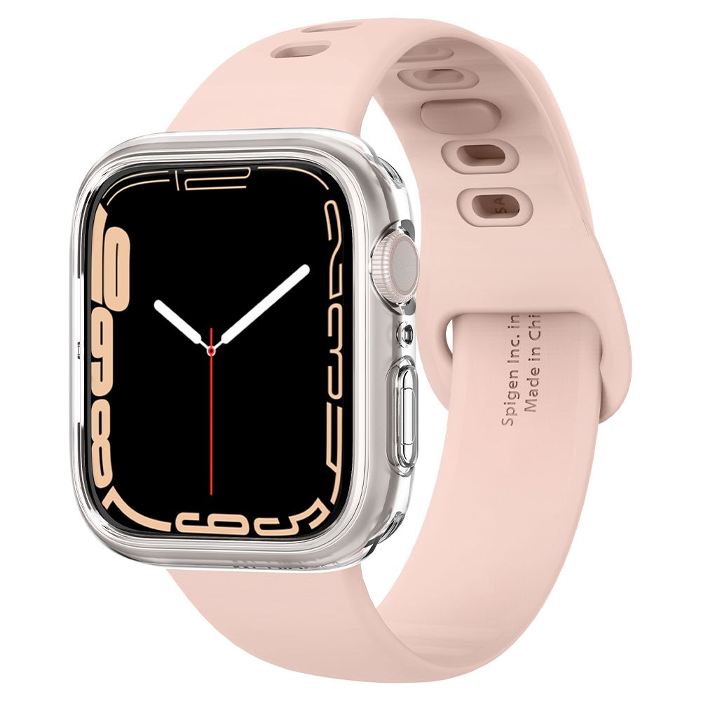 Coque Liquid Apple Watch 41mm Series 8 Crystal Clear