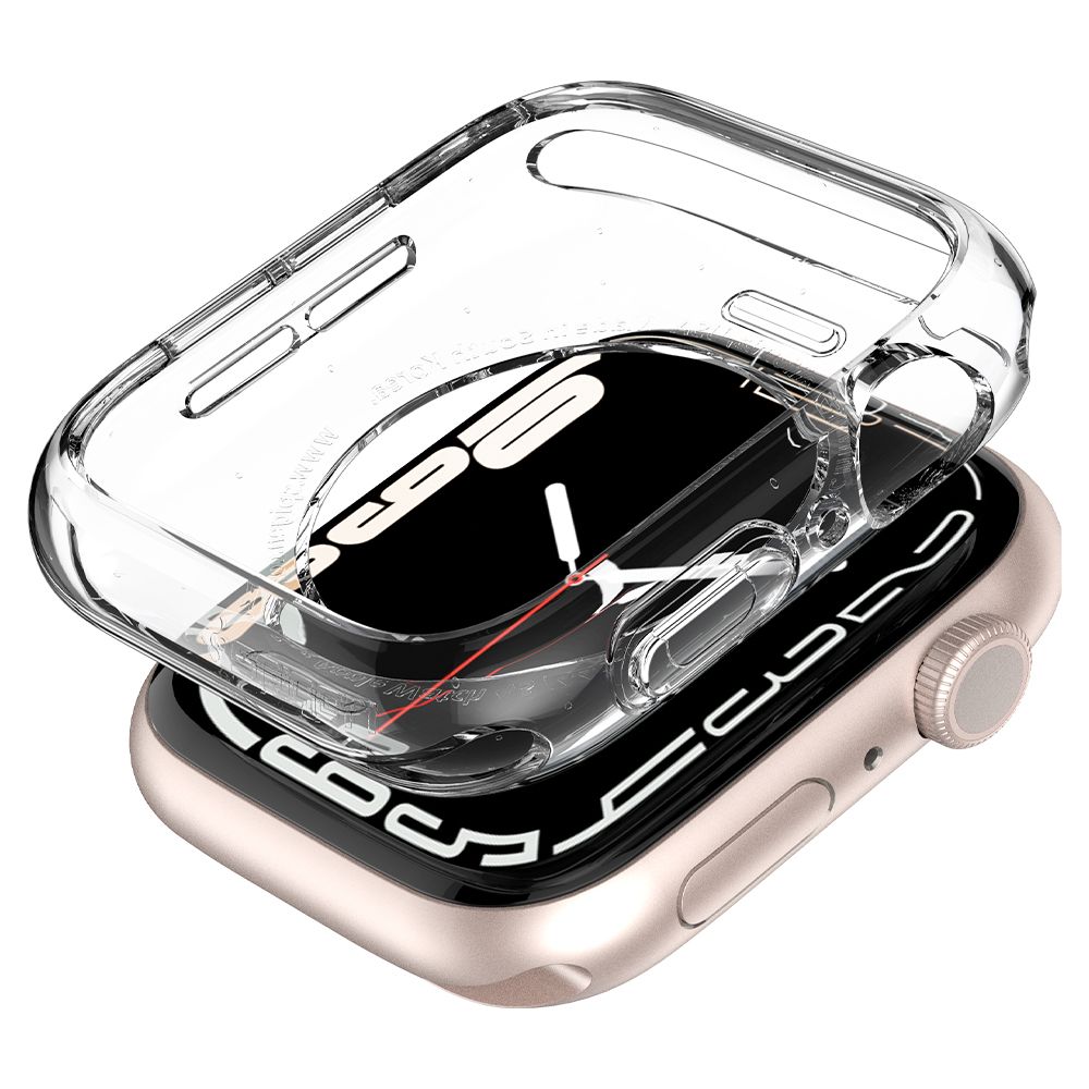 Coque Liquid Apple Watch 41mm Series 8 Crystal Clear