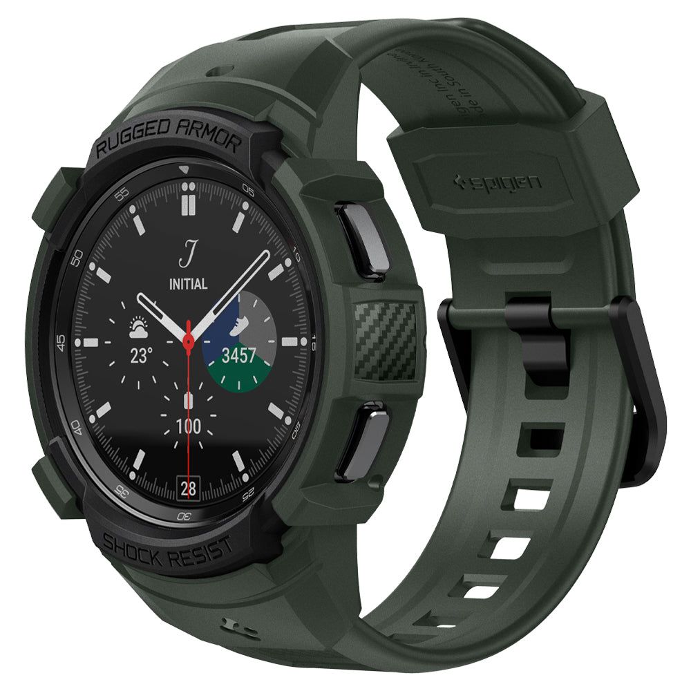 Coque Rugged Armor Pro Samsung Galaxy Watch 4 Classic 46mm Military Green