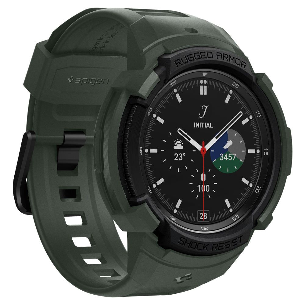 Coque Rugged Armor Pro Samsung Galaxy Watch 4 Classic 46mm Military Green