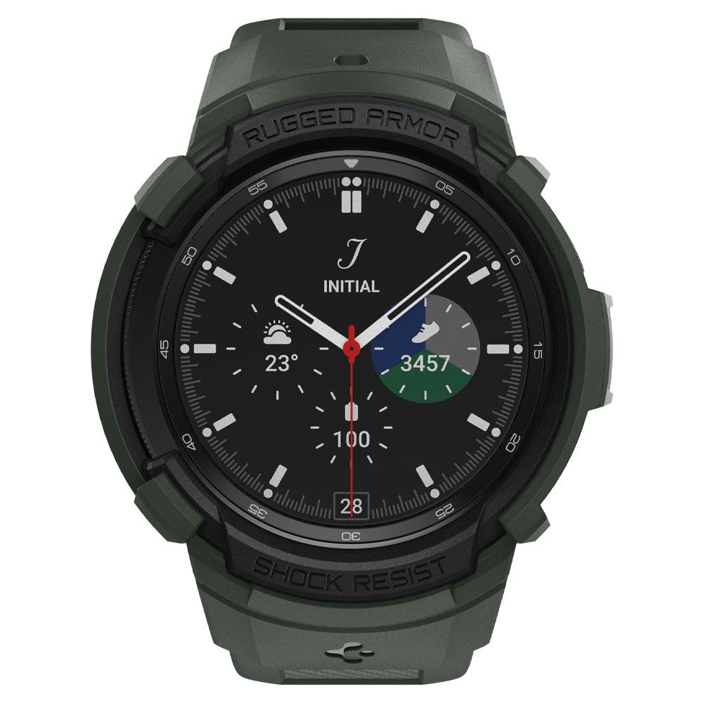 Coque Rugged Armor Pro Samsung Galaxy Watch 4 Classic 46mm Military Green