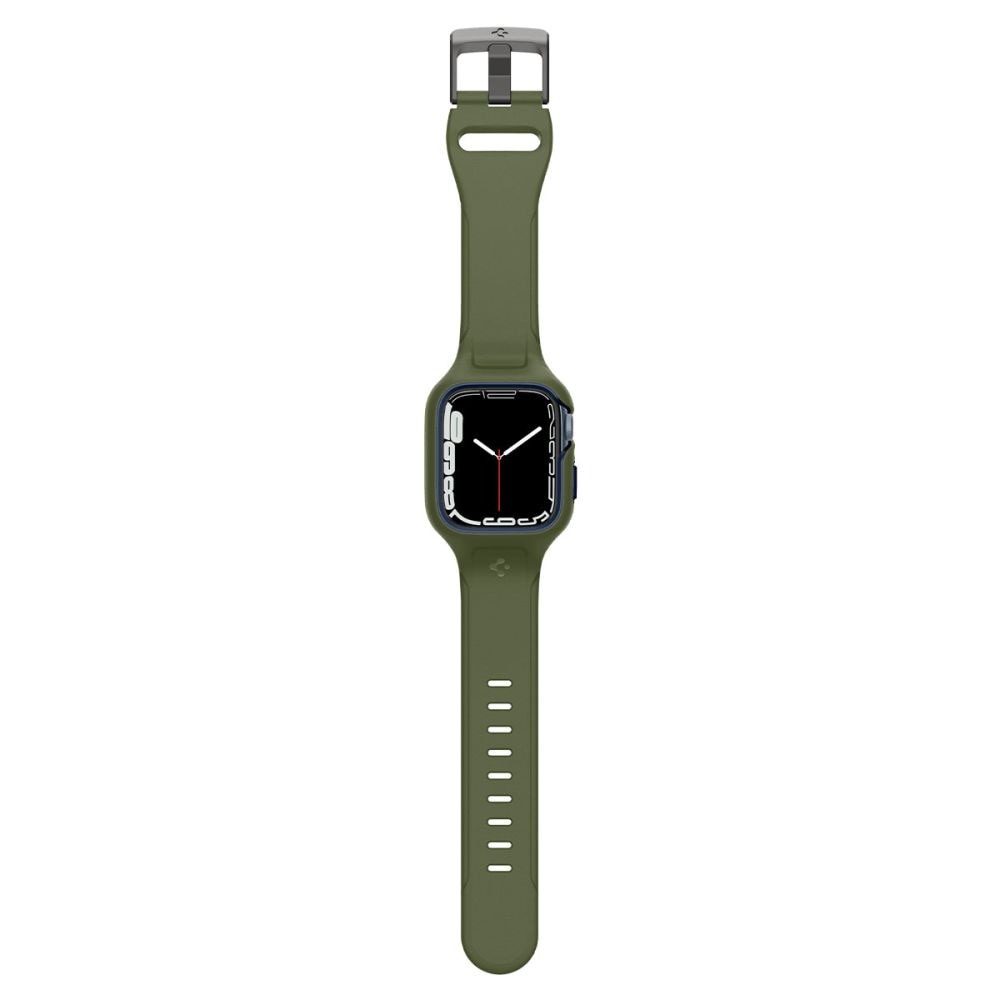 Coque Liquid Air Pro Apple Watch 45mm Series 7, Moss Green