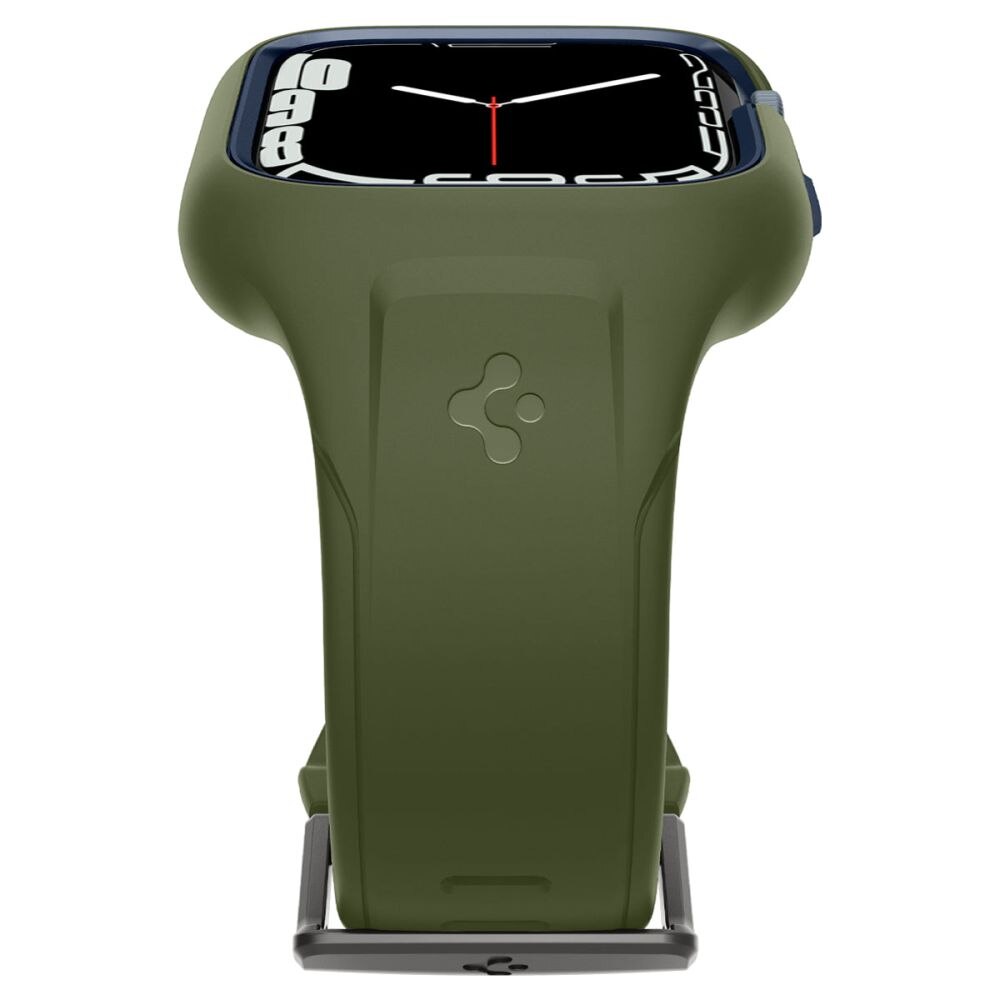 Coque Liquid Air Pro Apple Watch 45mm Series 7, Moss Green