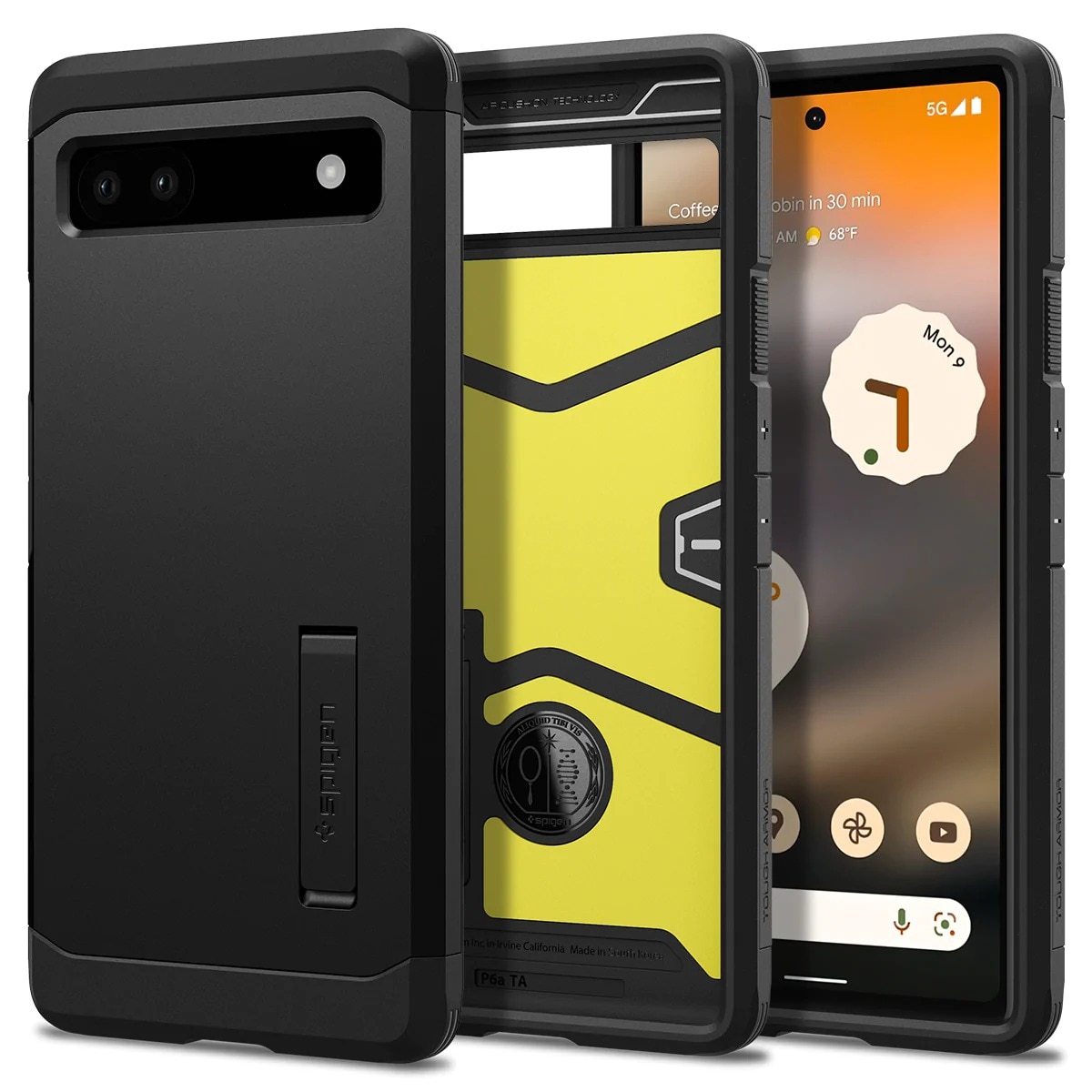 Coque Tough Armor Google Pixel 6a Black