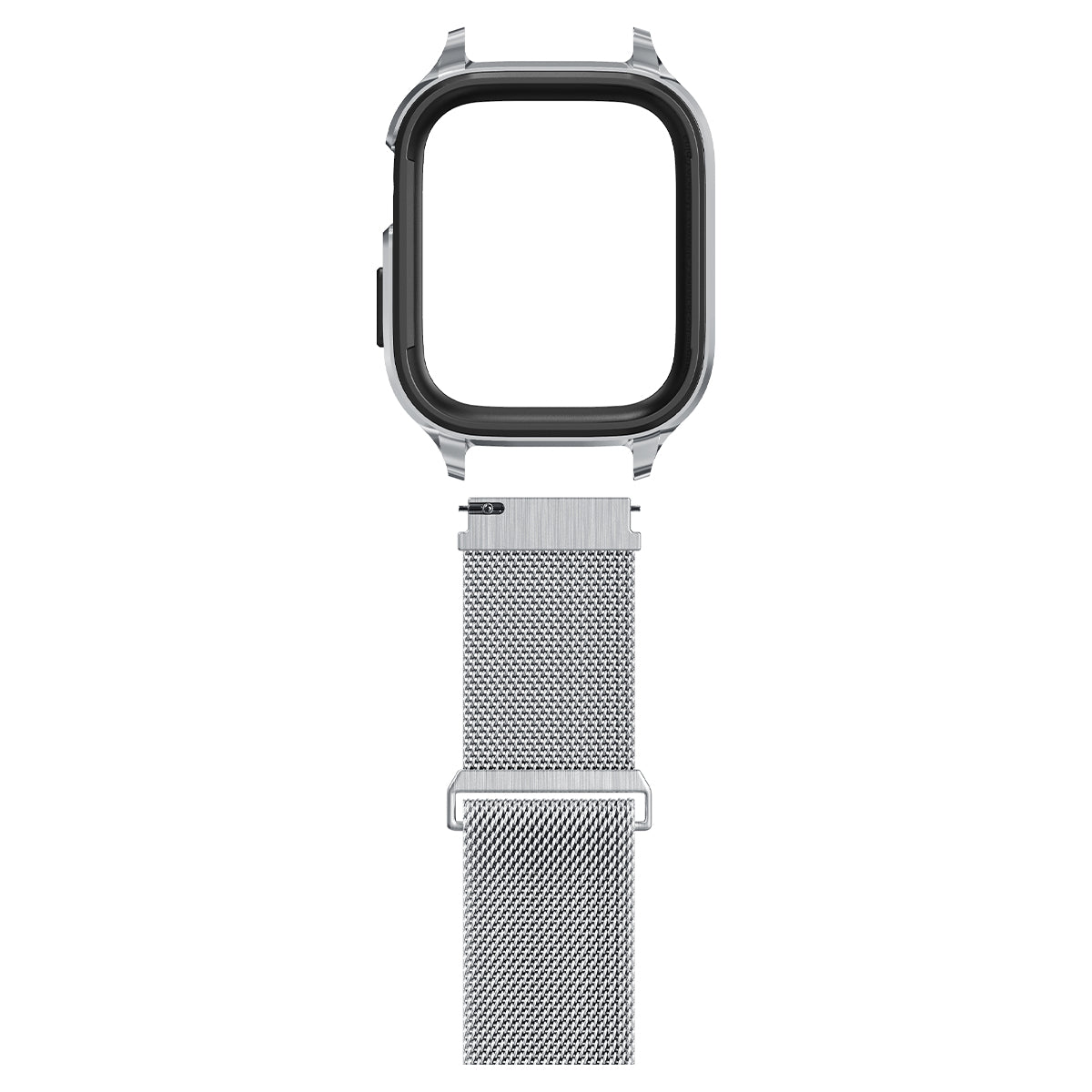 Coque Metal Fit Pro Apple Watch 45mm Series 8, Silver