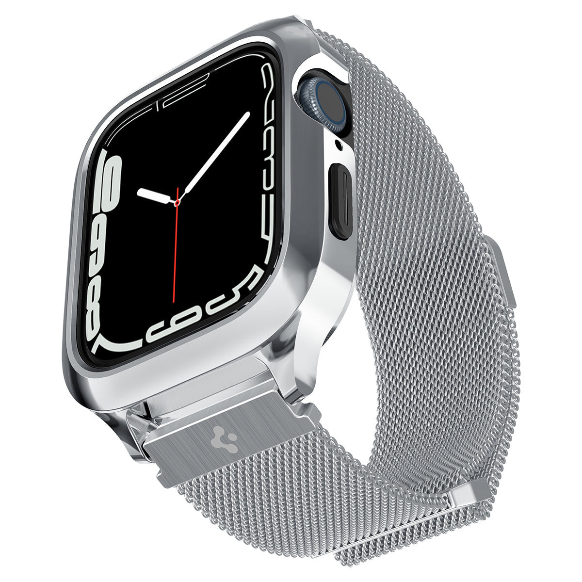 Coque Metal Fit Pro Apple Watch 45mm Series 8, Silver