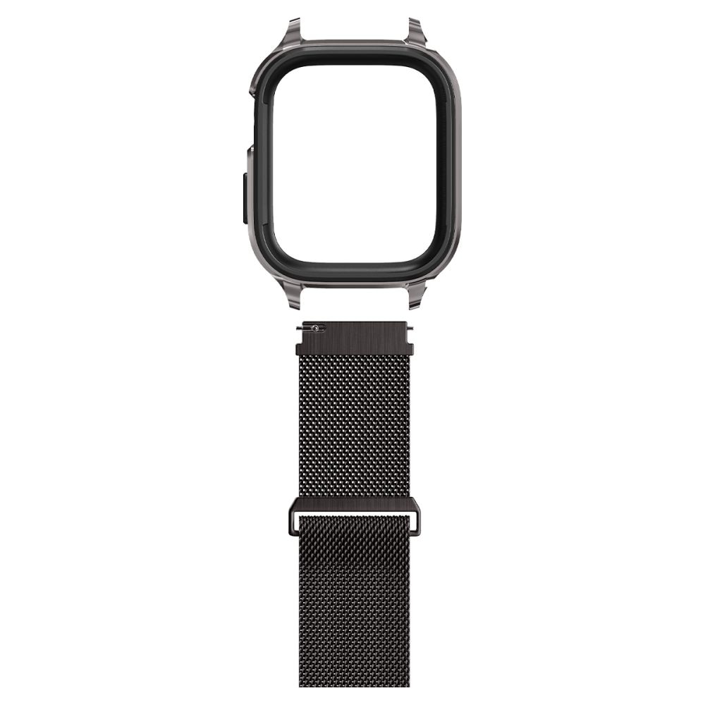 Coque Metal Fit Pro Apple Watch 45mm Series 8, Graphite