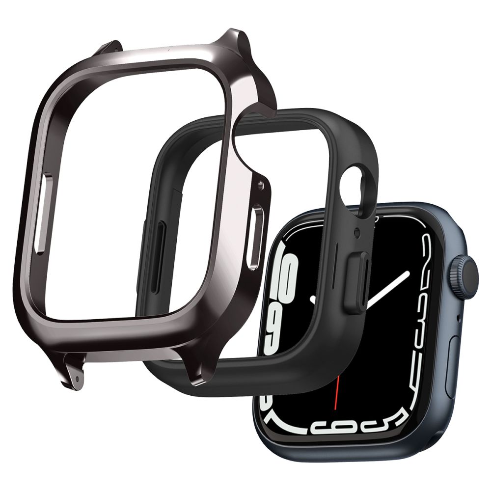 Coque Metal Fit Pro Apple Watch 45mm Series 9, Graphite