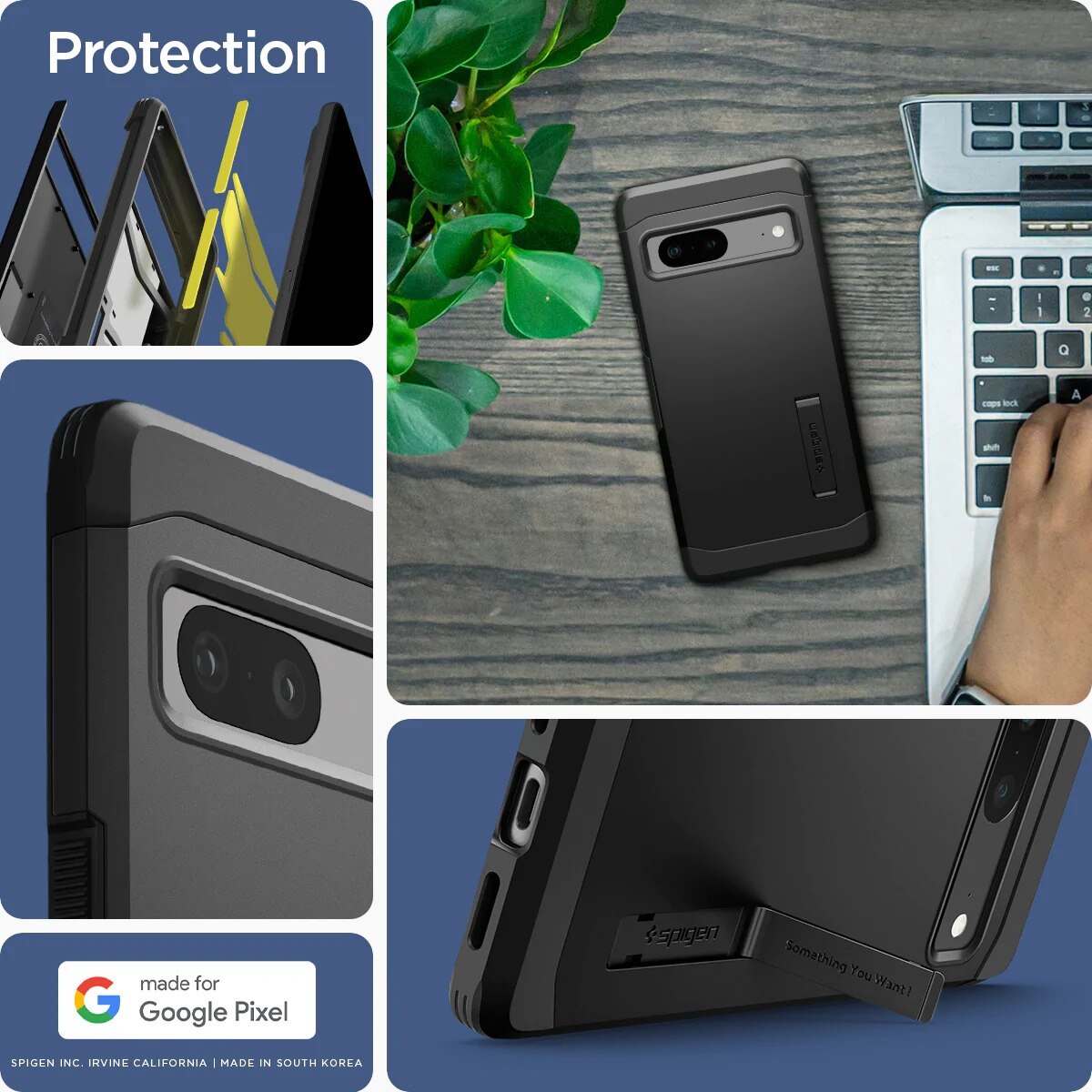 Coque Tough Armor Google Pixel 7 Black