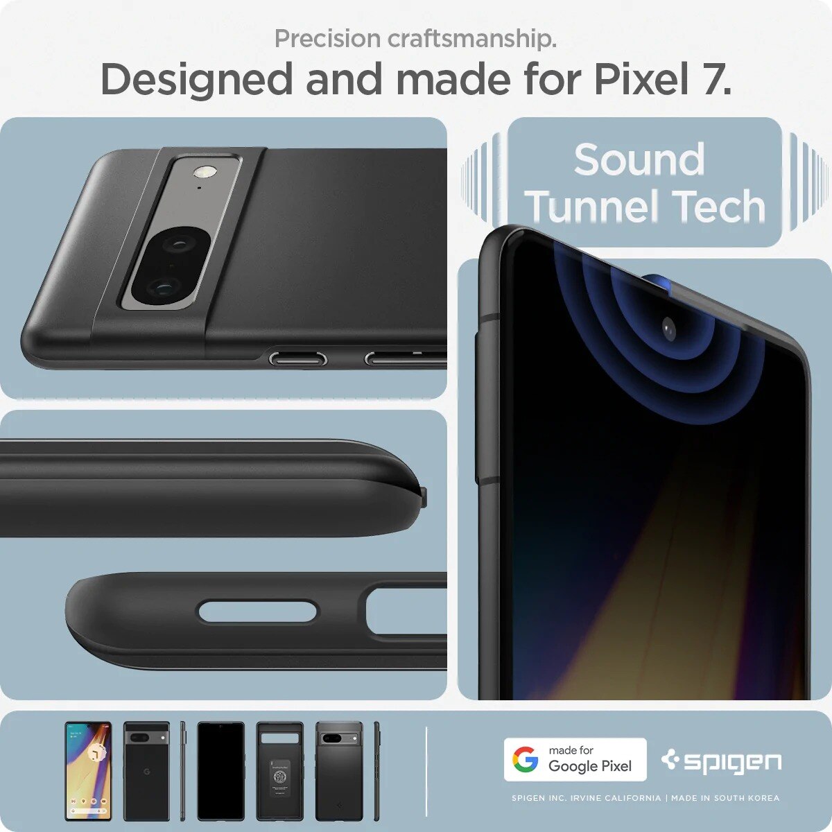 Coque Thin Fit Google Pixel 7 Black