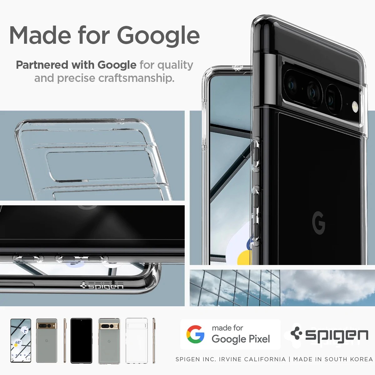 Coque Ultra Hybrid Google Pixel 7 Pro Clear