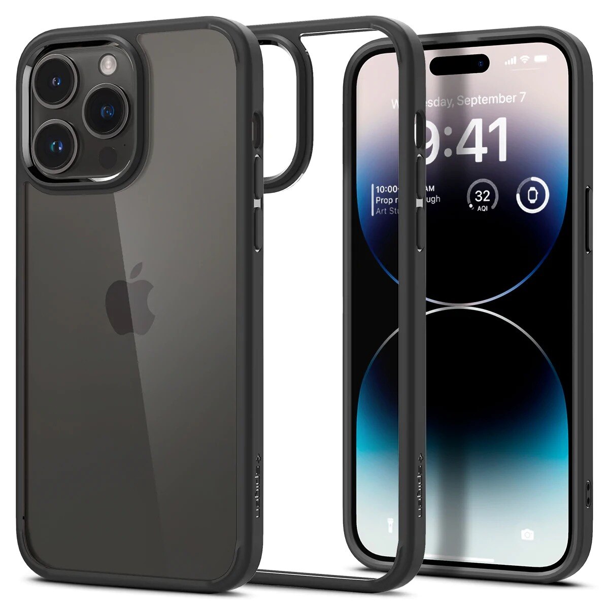 Coque Ultra Hybrid iPhone 14 Pro Matte Black