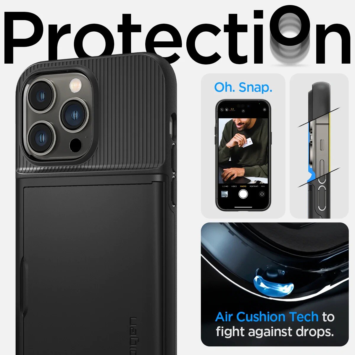 Coque Slim Armor CS iPhone 14 Pro Max Black