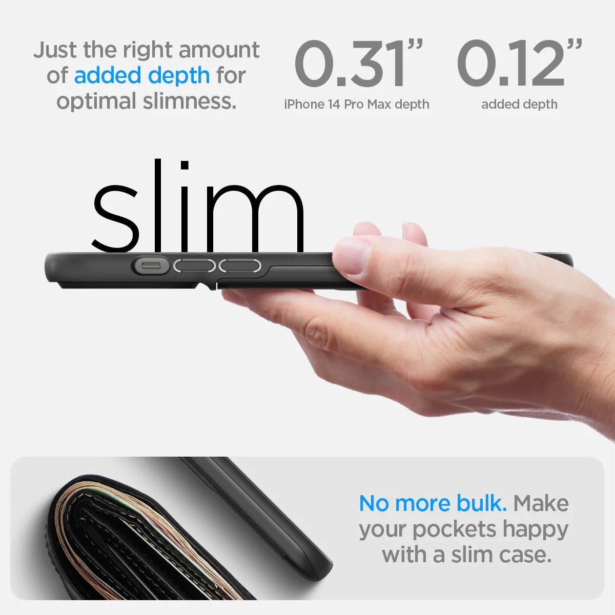 Coque Slim Armor CS iPhone 14 Pro Max Black