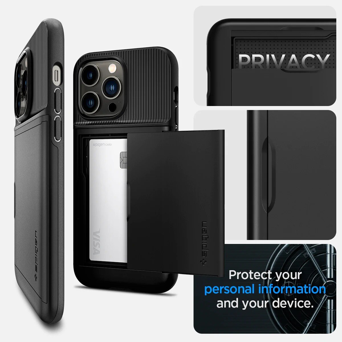 Coque Slim Armor CS iPhone 14 Pro Black