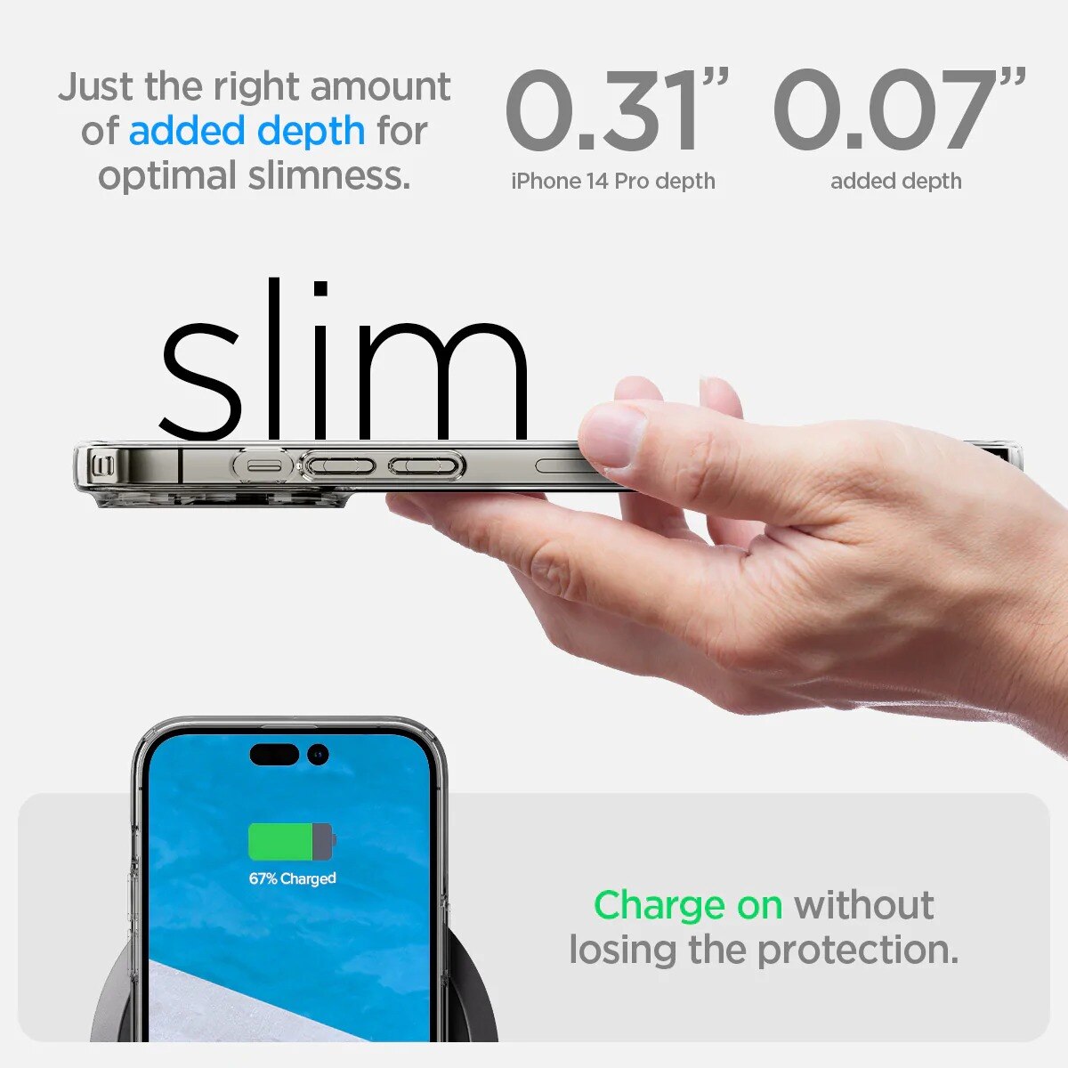 Coque Liquid iPhone 14 Pro Max Crystal Clear