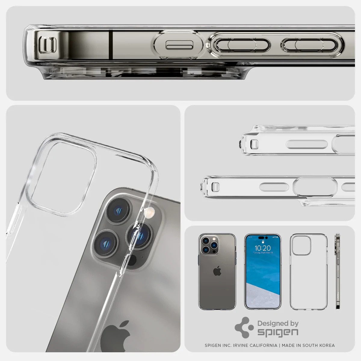 Coque Liquid iPhone 14 Pro Crystal Clear