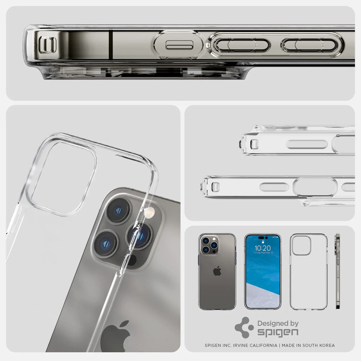 Coque Liquid iPhone 14 Pro Max Crystal Clear